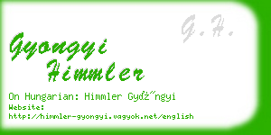 gyongyi himmler business card